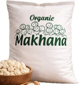 Big jumbo size premium quality Bihar makhana, large white fox nuts
