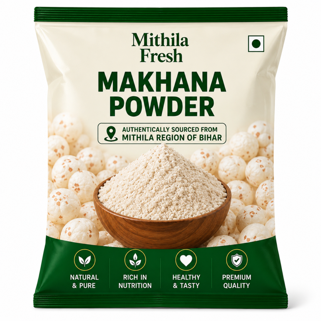 mithila fresh pure natural makhana powder